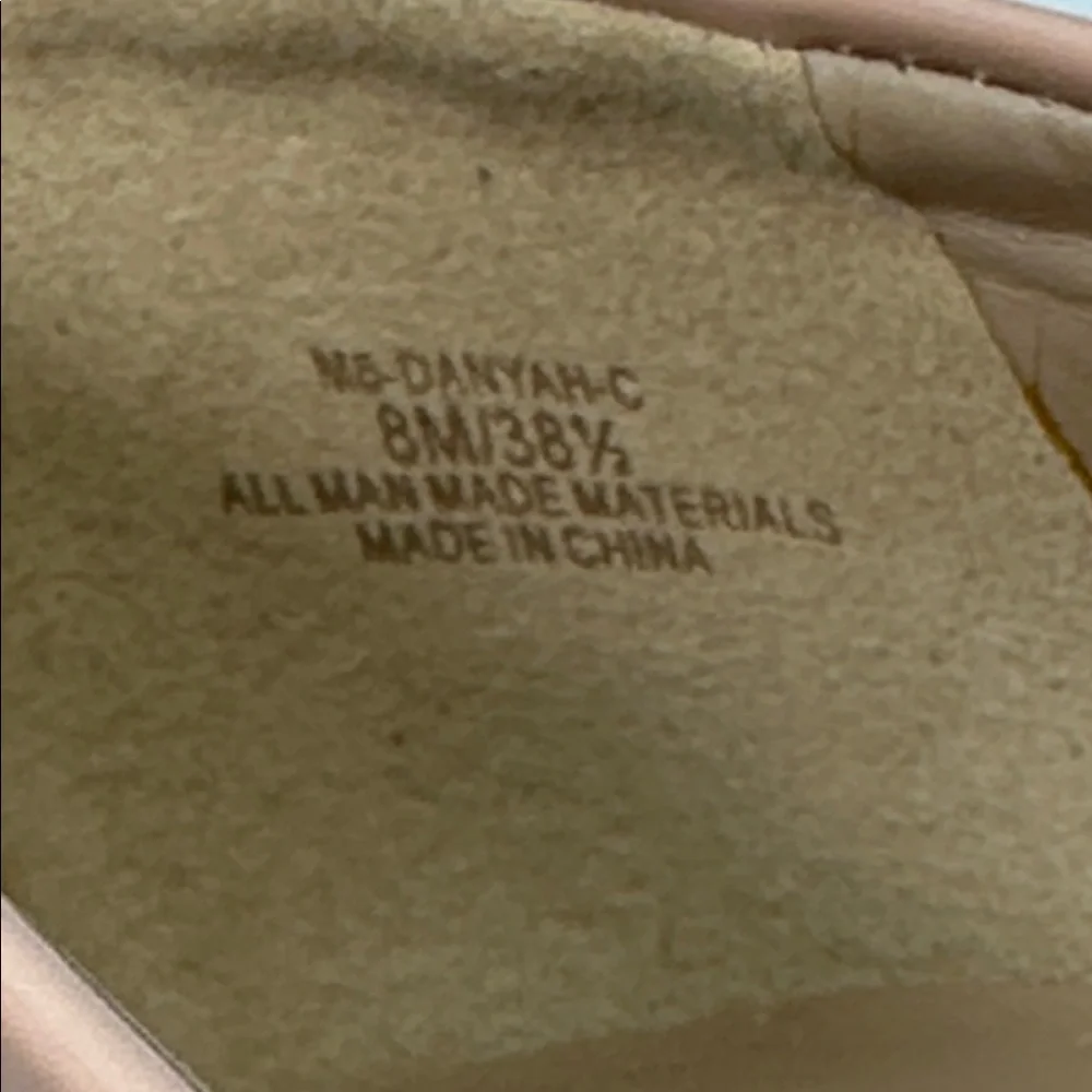 Mix No. 6 Blush Patent Pointed Toe Clear Stiletto Heel Size 8M - Picture 6 of 9